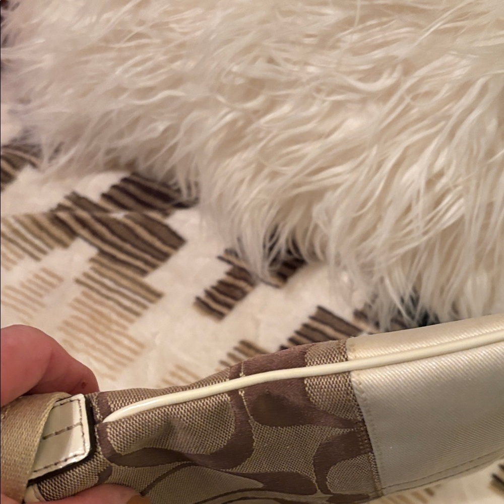 Coach Tan and Cream Swingpack Crossbody Bag - Picture 12 of 16